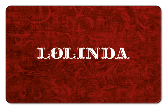 lolinda over red background